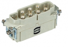 Han K 6/6 Stifteinsatz, 16 - 35 & 0,2 - 2,5mm, Axial-/Schraub