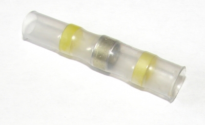 Raychem Ltverbinder mit Schrumpfschlauchisolation gelb, 4,0-6,0mm