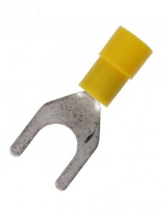 PA-isolierter Gabelkabelschuh C8-6