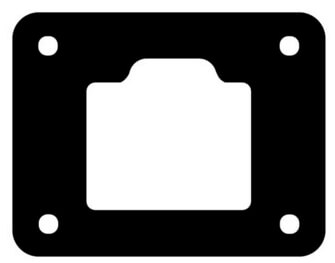 Flanschdichtung fr DT04-4P-L012