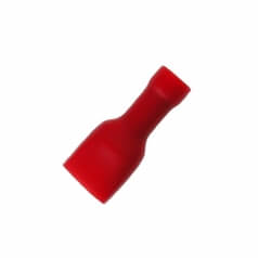 Fully insulated Receptacles 6,3 x 0,8