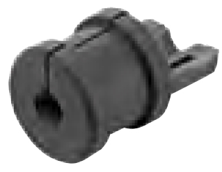 Cable entry gland 3 - 4 mm for panel feed through housings