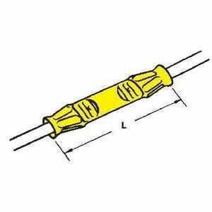 PIDG-Butt Splice yellow