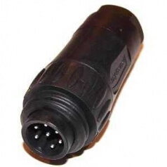 Amphenol ecomate Kabel-Stecker 6-polig + PE