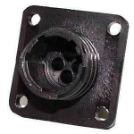 AMP CPC Flange-Receptacle for 4-pole male contacts
