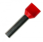 Isolierte Aderendhlsen 18 mm rot 10,0mm - 100er VE