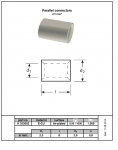 Parallelverbinder 2,5, DIN 46341 Form A