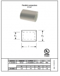 Parallelverbinder 25, DIN 46341 Form A