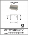Parallelverbinder 50, DIN 46341 Form A