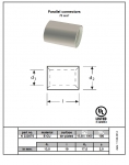 Parallelverbinder 70, DIN 46341 Form A