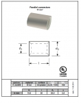 Parallelverbinder 95, DIN 46341 Form A