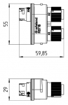 wieland RST-Mini Verteiler RST16i3V, 3-polig