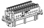 Han 24ES Press HMC Buchseneinsatz, Kfigzugfederanschluss, 0,14 - 2,5 mm