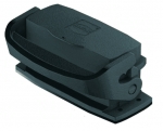 Han-Eco A 16A Bulkhead mounted housing, with thermo-plastic cover