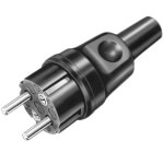 Vollgummi-Schutzkontakt-Stecker