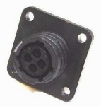 AMP CPC Flange-Receptacle housing for female contacts 4-pole