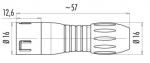 Binder Kabelstecker Serie 720 3-polig