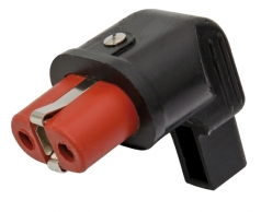 solid rubber angled appliance socket DIN 49 491