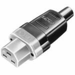 Vollgummi-Gertesteckdose nach EN 60320, VDE 0625, C21