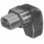 Vollgummi-Winkel-Gertedose nach EN 60320, VDE 0625, C21