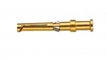 Han D socket contact, 0,75 mm, golden plated