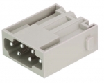 Han E modul male, 0,5 - 2,5mm, quick lock